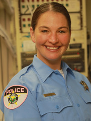 Pink patches for police department 