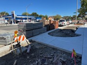 Madison Street brick work construction