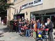 Sweet Dim Sum ribbon cutting