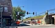 Detour around South Boulevard water & sewer work