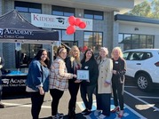 Ribbon cutting event at Kiddie Academy