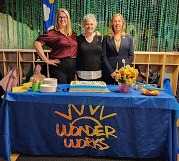 Village President Vicki Scaman at the Wonder Works Children's Museum recognition event