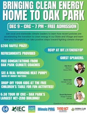Bringing Clean Energy to Oak Park flyer