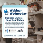 Illinois Restaurant Association webinar graphic