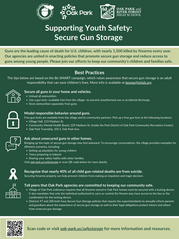Tri-agency firearm safety flyer