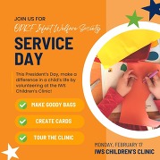 Infant Welfare Society hosting volunteer service day