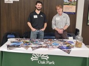 Kevin Jack and Ken Crowley at the OPRF Job Fair