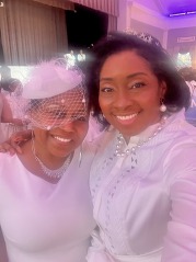 Police Chief Shatonya Johnson and Assistant Village Attorney Rasheda Jackson at the Uniquely You Tea Party