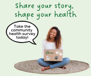 Community health survey graphic