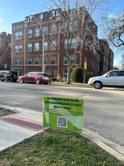 National Community Development sign in Oak Park