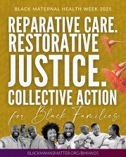 Black Maternal Health Week graphic
