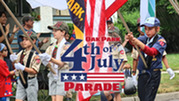 Fourth of July parade graphic