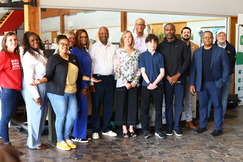 Participants in the inaugural Civic Engagement Festival at Village Hall