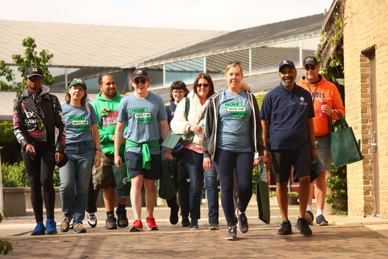 Move with the Mayor walk to the Oak Park Farmers' Market on May 17, 2025