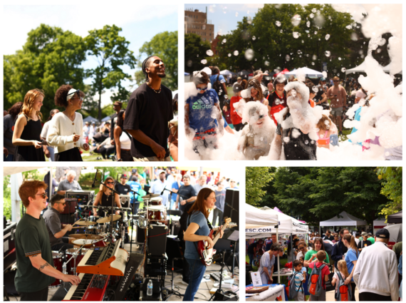 A Day in Our Village collage