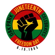 Oak Park Juneteenth logo