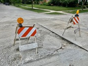 Water & sewer construction in Oak Park