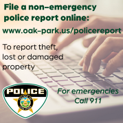 Online police report graphic