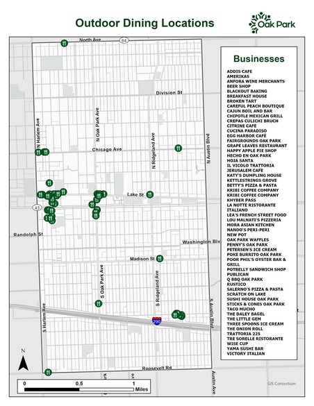 Outdoor dining map 2025