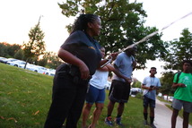 Chief Shatonya Johnson at National Night Out