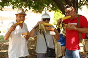 Patrons at the 2024 Oak Park Farmers' Market Corn Roast