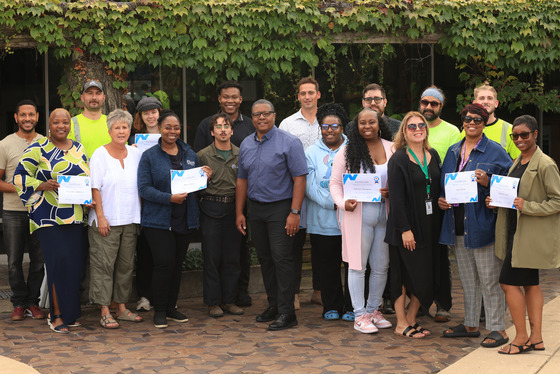 Employees honored during recognition ceremony at employee appreciation lunch in 2025