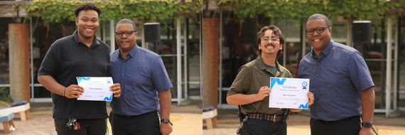 Village values Kyle and Chris