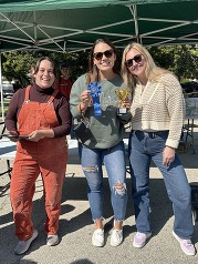 Firefighter/Paramedic Savannah Reinhart after winning the 2025 Farmers' Market Pie Bake-Off