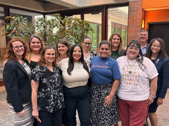 Vanessa Matheny, Sara Semelka and Chelly Richards among other organizers for the Suicide Prevention Summit.