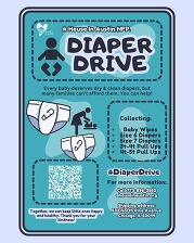 A House in Austin Diaper Drive graphic