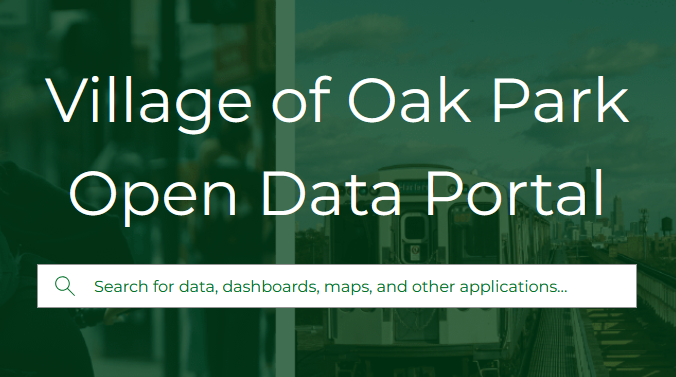 Open Data portal screenshot graphic