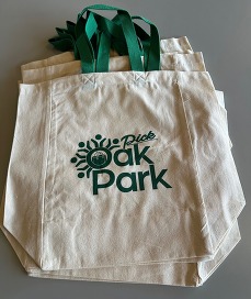 Pick Oak Park shopping bag