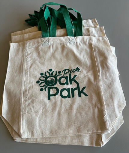 Pick Oak Park shopping bag