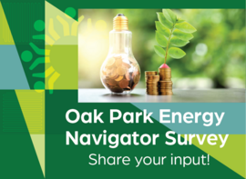 Oak Park Energy Navigator survey graphic