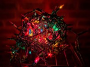 Holiday light lights recycling