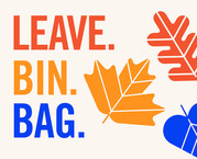 Leave Bin Bag graphic with no Village logo
