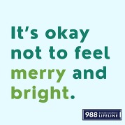 988 graphic - it's okay to not feel merry and bright