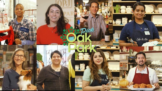 Pick Oak Park business owners graphic