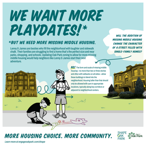 Shape Oak Park graphic - Lenny and James