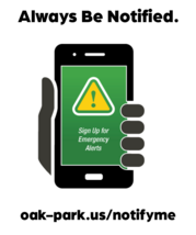 Signup for emergency alerts graphic vertical