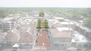 Oak Park Avenue streetscape rendering - Renew the Avenue project