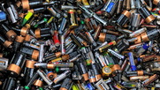 Batteries for recycling - battery recycling image