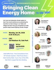 Updated Bringing Clean Energy Home to Oak Park flyer
