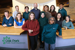 Members of the Oak Park Public Health Department in December 2025