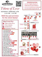 2026 Tokens of Love graphic with map