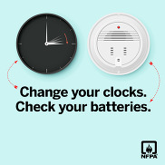 Change clocks check batteries