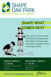 Shape Oak Park workshops graphic 2