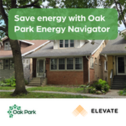 Oak Park Energy Navigator graphic - Save energy with Oak Park Energy Navigator
