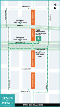 Renew the Avenue stage 2 construction map