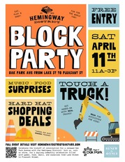 Hemingway District Block Party poster